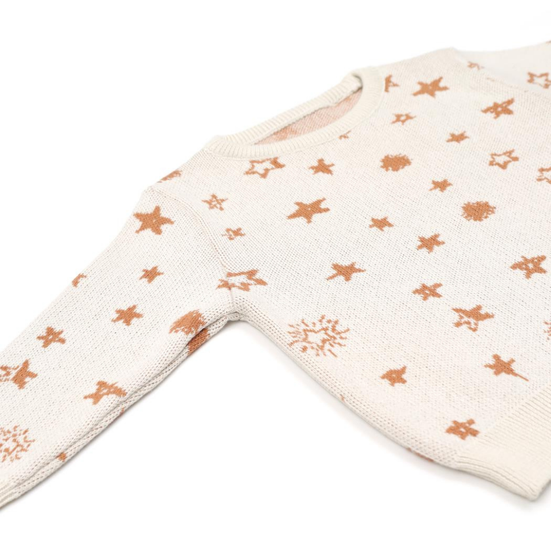 
                  
                    Desenli Organik Pamuk Bebek ve Çocuk Kazak
                  
                