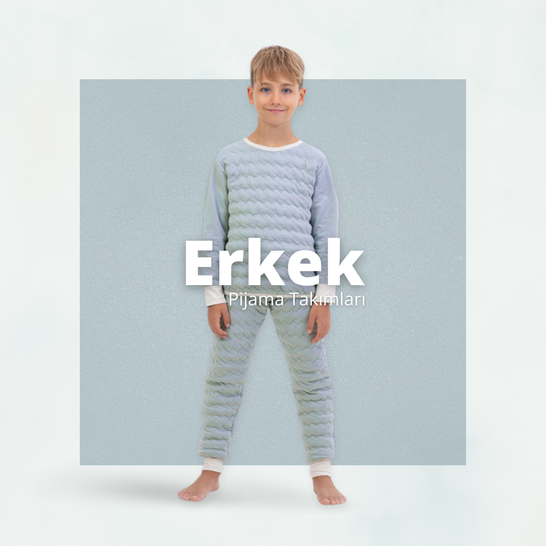 Erkek Çocuk Kışlık Pijama Takımı