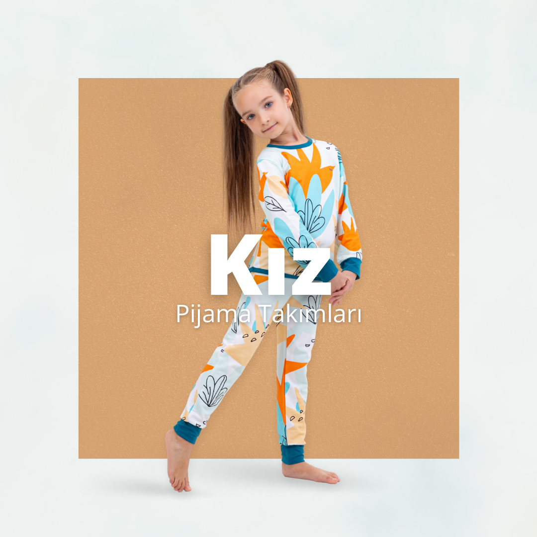 Kız Çocuk Kışlık Pijama Takımı