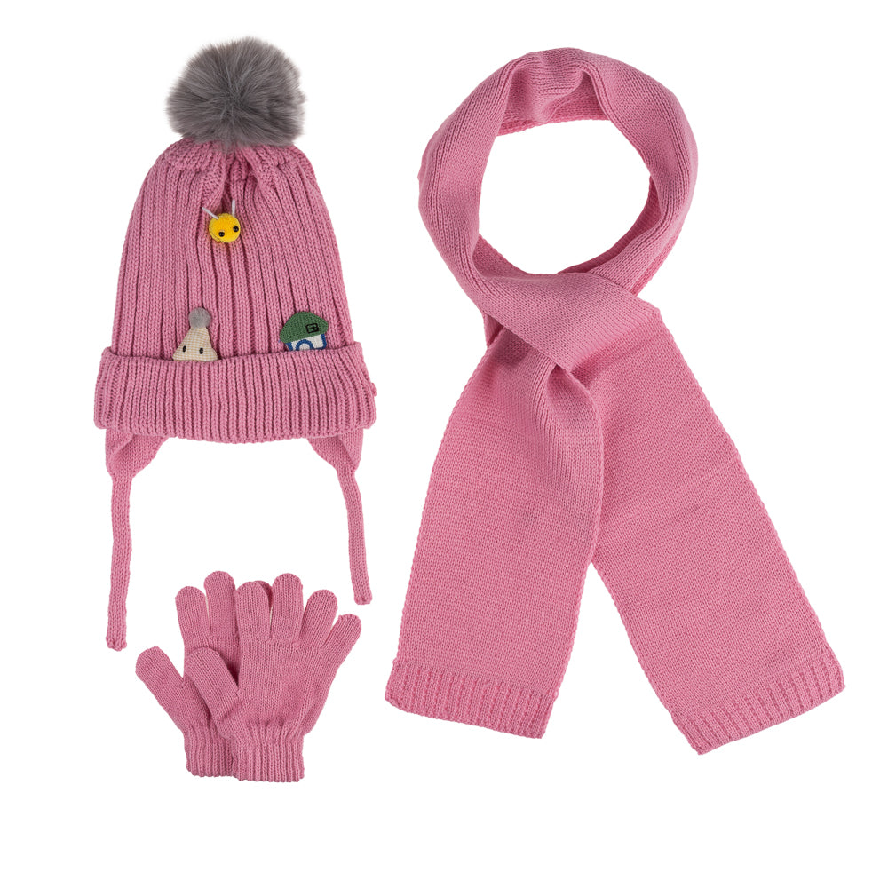 
                  
                    Atkı Bere Eldiven 3'lü Takım 1-4 Yaş Kız
                  
                