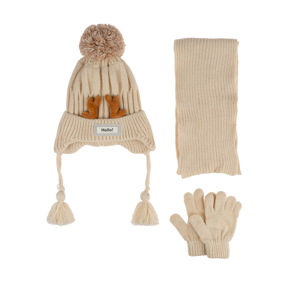 
                  
                    Atkı Bere Eldiven 3'lü Takım 0-18 Aylık Erkek
                  
                