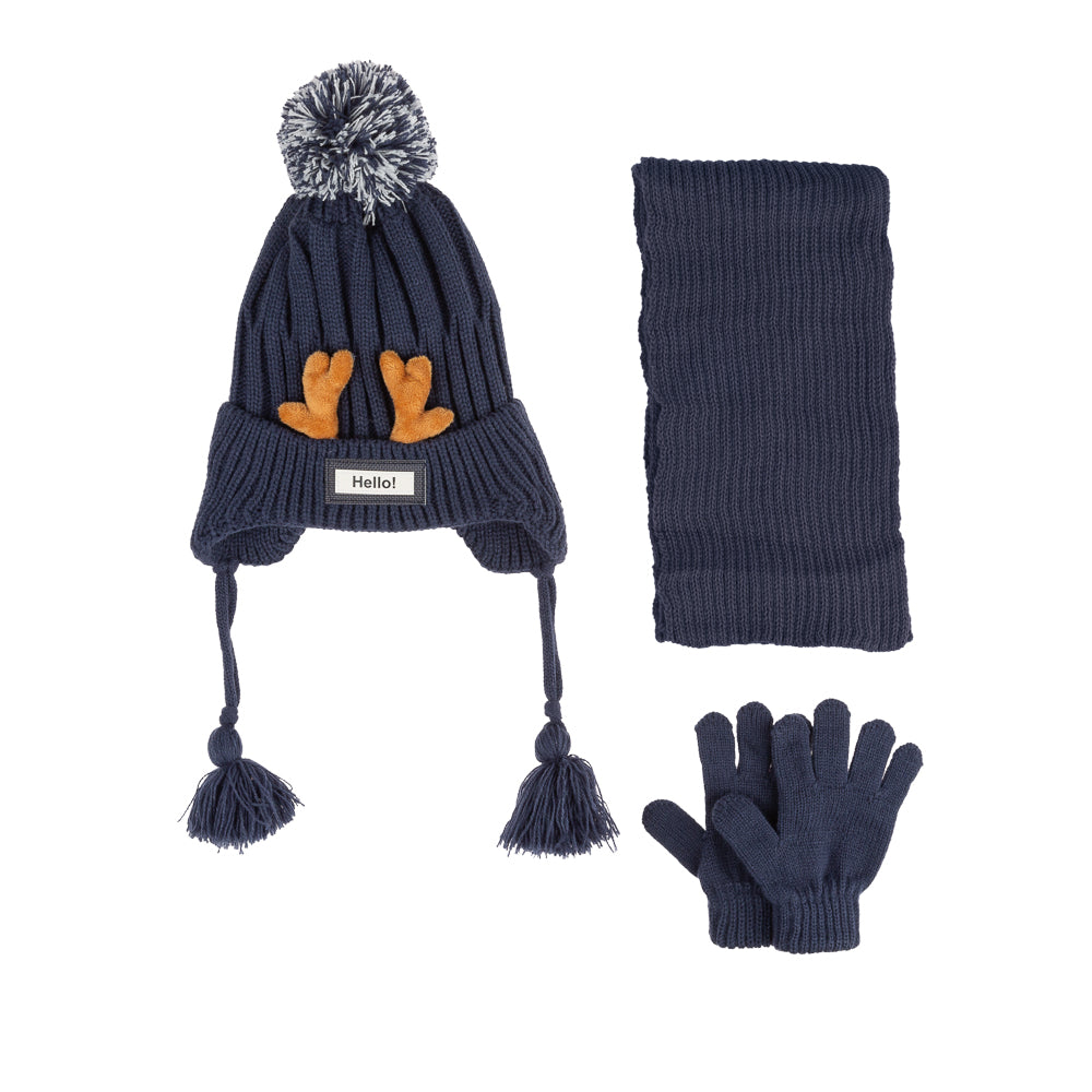 
                  
                    Atkı Bere Eldiven 3'lü Takım 1-4 Yaş Erkek
                  
                