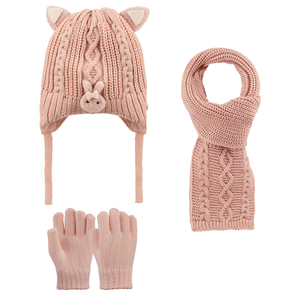 
                  
                    Atkı Bere Eldiven 3'lü Takım 1-4 Yaş Kız
                  
                