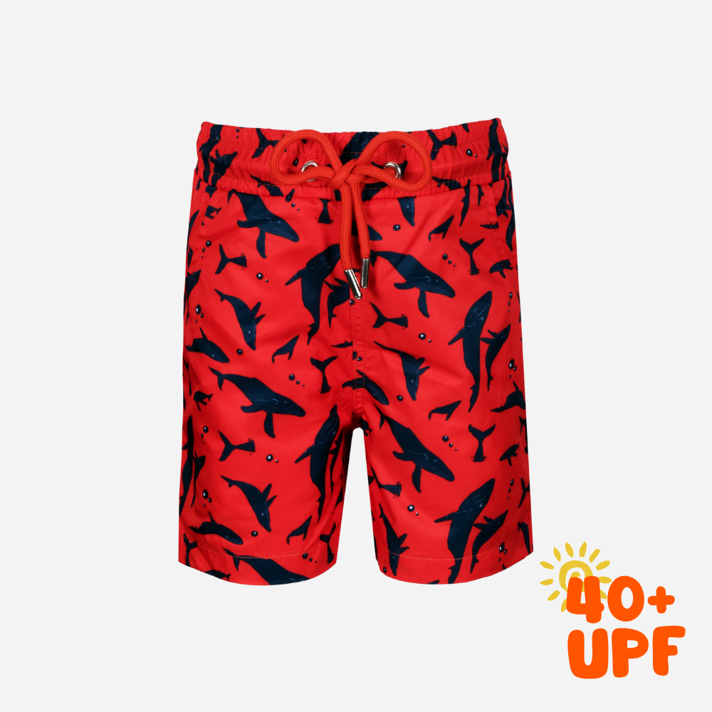 Whale Swim Trunks
