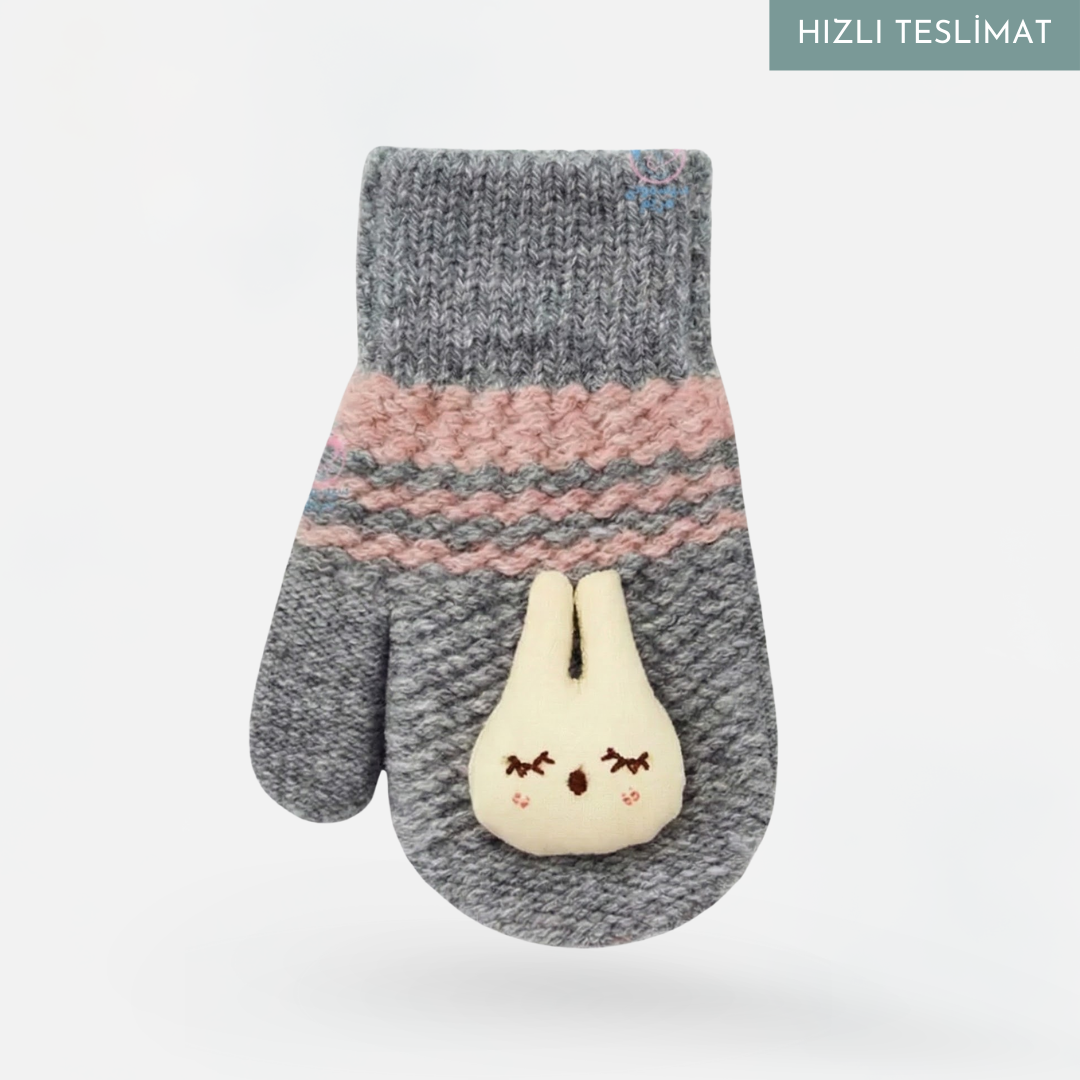 
                  
                    Ayıcıklı 1-3 Yaş Bebek Örme Kız Eldiveni
                  
                